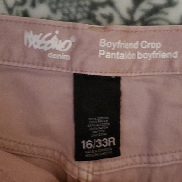 Mossimo Boyfriend Crop Jean Size 12 & 14 - Picture 2 of 2